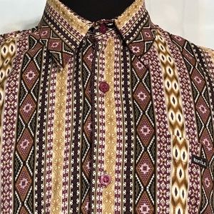 REPTILE BRAND MENS Button Up SHIRT SIZE L